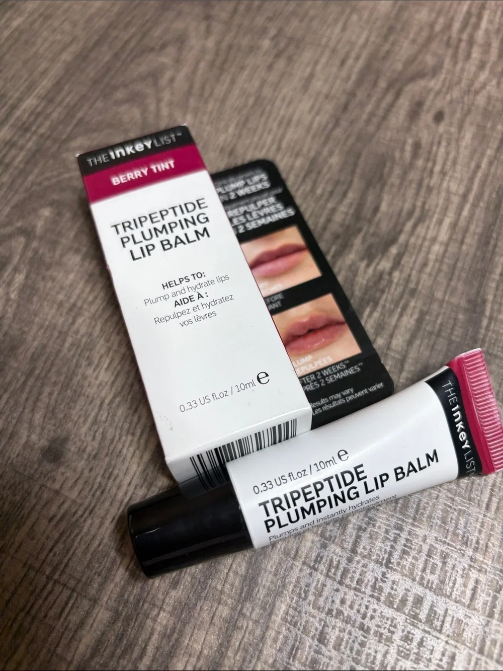🍄5 for $35🍄 The Inkey List Berry Tint Tripeptide Plumping Lip Balm